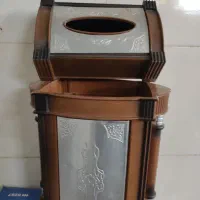 ست جا دستمال کاغذی و سطل زباله