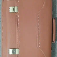 کیف اداری چرم صنعتی فلوتر عسلی|کیف، کفش، کمربند|مشهد, شهید هاشمی نژاد|دیوار