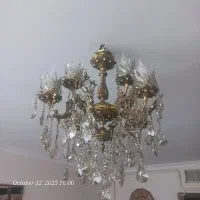 لوستر ۴ شاخه برنز