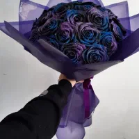 دسته گل روبانی