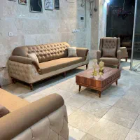 مبل هفت نفره بارنگبندی کامل