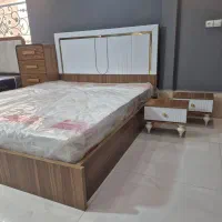 فروش تخت خواب دونفره ام دی اف وکیوم|تخت و سرویس خواب|بهارستان, |دیوار
