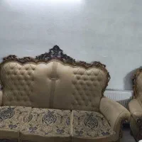 مبل سلطنتی 9نفره چوب گردو