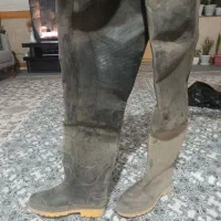 یک جفت چکمه شکار تا کمر سایز 42|کیف، کفش، کمربند|مهاباد (آذربایجان غربی), |دیوار