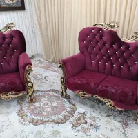 مبل هفت نفره چوب|مبلمان خانگی و میز عسلی|کاشمر, |دیوار