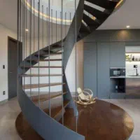 پله گرد فلزی.پله فلزی