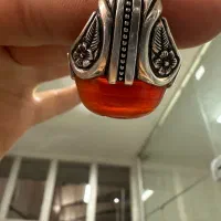 انگشتر فاخر و کلکسیونی عقیق کهنه و اصل یمنی|جواهرات|اردبیل, |دیوار