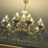 لوستر پنج شاخه ۱۵ لامپه