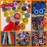 انواع اسکاچ های بافتنی و لیف های حمام