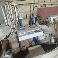 کارگاه کامل دورکن وکیوم pvc پمپ باد دکمه تسمه کش|ماشین‌آلات صنعتی|تهران, شهرک ابوذر|دیوار