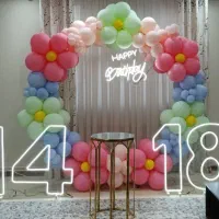 بادکنک آرایی در شهر قدس