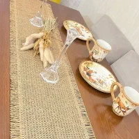 رانر (رومیزی ) و زیر بشقابی حصیری وارداتی