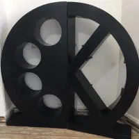 بوفه چوبی مدرن و جدید آلاژن دار و صفحه شیشه ای