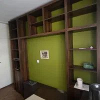 کتابخانه-ام دی اف|کتابخانه، شلف، قفسههای دیواری|اراک, |دیوار