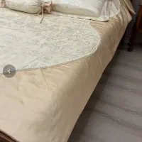 ست روتختی ۲ نفره مروارید دوزی ( دست دوز)|سرویس روتختی|تهران, شهرک آزمایش|دیوار