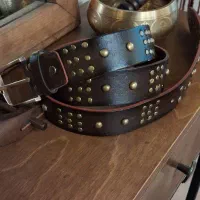 کمربند مردانه چرم طبیعی