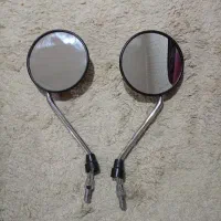 آینه موتور سیکلت و میله زخیم طلق