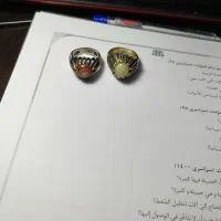 ۲ عدد انگشتر اپال و باباغوری