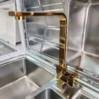 شیر ظرفشویی طلایی سیمینه|مصالح و تجهیزات ساختمان|رشت, پارک شهر|دیوار