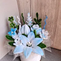دسته گل های پیپ پاکنی
