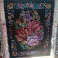 قالی ابریشم|فرش|مراغه, |دیوار