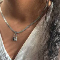 گردنبند قفل سیلور