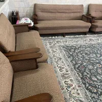 مبل ۷ نفره راحتی در حد نو|مبلمان خانگی و میز عسلی|قم, شهر قائم|دیوار