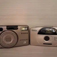 دوربین کامپکت آنالوگ فوجی فیلم و کونیکا ژاپنی سالم