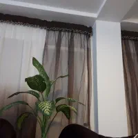 پرده پذیرایی ، 2 عدد پرده حریر