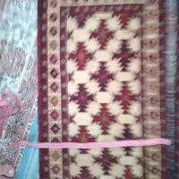 دو عدد قالیچه دستباف مناسب پشتی یا پادری