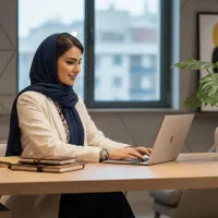 منشی و همکار خانم