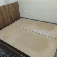 تخت دونفره mdf همراه با تشک