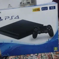 ps4اسلیم یک ترابایت (ورژن اروپا)+ ۱۰ بازی+ ۲ دسته|کنسول، بازی ویدئویی و آنلاین|کرج, حسین‌آباد|دیوار