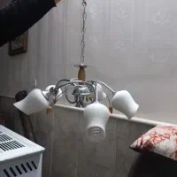 لوستر ۵ شعله|لوستر و چراغ آویز|مشهد, گاز|دیوار