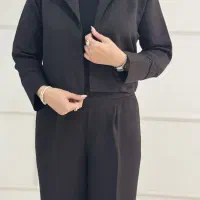 کت کراپ شلوار شلوار بگ