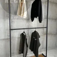 رگال مشکی تمام فلز|بندرخت و رخت‌آویز|قم, منبع آب|دیوار