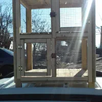 ساخت قفس چوبی