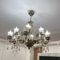 دوعدد لوستر ۱۲شعله