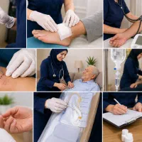 خدمات پزشکی و پرستاری(تزریقات پانسمان و..)در منزل