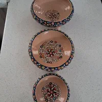 ظروف سفالی میناکاری|صنایع دستی و سایر لوازم تزئینی|ری, دیلمان|دیوار