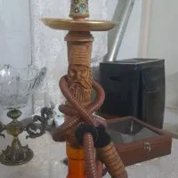 قلیون تنه رخ چوب گردو