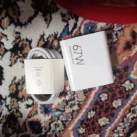 شارژر اصل نونو ۶۷وات پین آمریکایی باکابل(مقطوع)