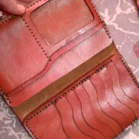 کیف پول چرم دست دوز|کیف، کفش، کمربند|ساوه, |دیوار