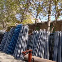 پایه فنس فلزی رنگ شده