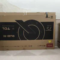 تلویزیون TCL 75 اینج با میز|تلویزیون و پروژکتور|قم, انصار‌الحسین|دیوار