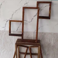 استند گل و قاب عکس چوبی خاص و شکیل