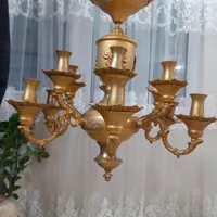 لوستر آبکاری طلا|لوستر و چراغ آویز|تهران, یاخچی‌آباد|دیوار