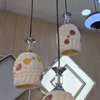 لوستر آویز سه شعله