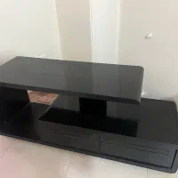 میز تلویزیون مشکی براق