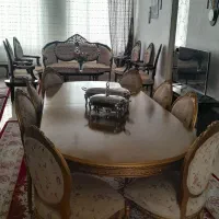 فروش میز نهار خوری ۸ نفره|میز و صندلی غذاخوری|شازند, |دیوار